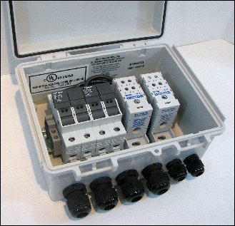 4-String Fused Solar Power Combiner