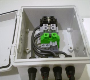 Pre-wired Solar Power Combiner Box