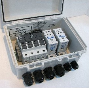 Solar Combiner Box with Circuit Breakers